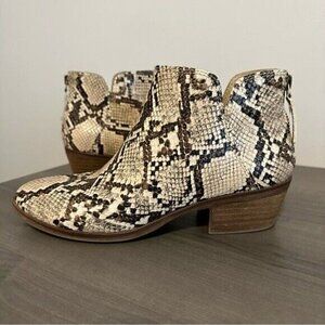MICHAEL by MICHAEL SHANNONNadya Reptile Snakeskin Print BootieBoots 6